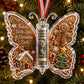 🦋🎄 3D Embossed Butterfly Christmas Cash Gift Ornament – Holiday Money Holder Keepsake 🎁