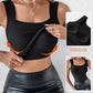 Women's U Neck Thermal Tank Tops with Built-In Bra