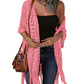 🔥Limited Time sales - Just ￡15.58!!!😍Women’s Oversized Knit Cardigan – Lightweight Crochet Tassel Kimono for Spring & Summer 🌸