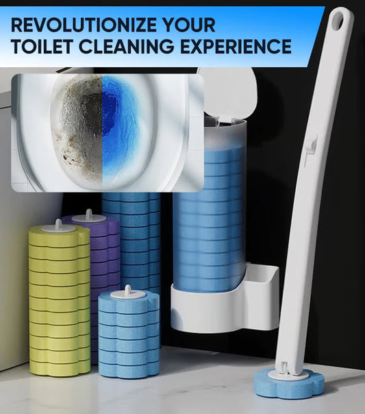 🔥LAST DAY SALE £6.99!!⚡50K+ SOLD!🚽💦Hands-Free Cleaning Gadget🧽Disposable toilet cleaning tool💦