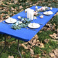 🌸 LIMITED TIME 60% OFF! ✨Pack Stretch Fabric Table Top Cap Cover, fits 4ft/6ft/8ft Tables