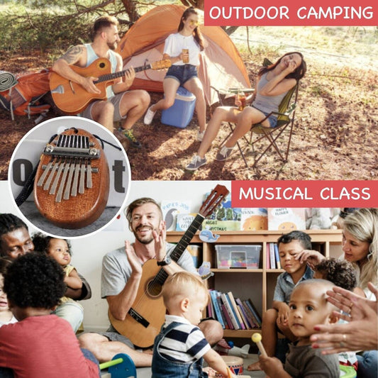 🔥Last Day-Buy 1 Get 1 Free!🎁 Kalimba 8 Key exquisite Finger Thumb Piano💕