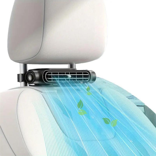 🔥LAST DAY SALE 49% OFF🏆Car Seat Fan 🌬️ – 3-Speed Rechargeable Clip-On Fan with 3000mAh Battery 🔋 | USB-C Charging ⚡ for Cars 🚗, Golf Buggies 🛺 & Campervans 🏕️