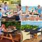 🌸 LIMITED TIME 60% OFF! ✨Pack Stretch Fabric Table Top Cap Cover, fits 4ft/6ft/8ft Tables