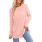 🤩Hot Sale-50% Off🌼Women's Tunic Tops to Wear with Leggings Long Sleeve Thumb Hole Shirts Crew Neck Curved Hem