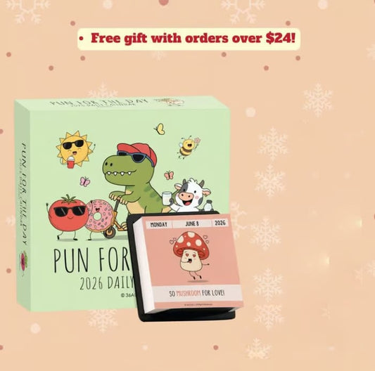 🔥🎀New Year Hot Sale 60% OFF✨💗2026 Punny Motivational Desk Calendar📅