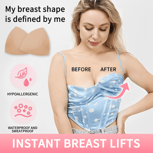 🔥Buy 1 Get 1 Free (2 Pairs)🏆Self Adhesive Bra Pads with Push Up Support for Dresses and Tops