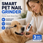 🐶🔥 2026 HOT SALE! 50K+ SOLD 💞 50% OFF! ✨ Whisper-Quiet Electric Pet Nail Grinder – Gentle 3-Step Grinding + LED Display 🐾💅 Stress-Free Grooming for Dogs & Cats!