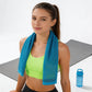 ⏰Buy 1 Get 1 Free - Just ￡6.99💥💦Cold Sweat Towel You Can Use Anywhere, Anytime! Reusable Soft Absorbent Cooling Portable– UK Ready! 🇬🇧