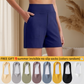 ⏳LAST DAY SALE: ONLY ￡11.99 with FREE GIFT🎁✨AuraFit™ Everyday High-Waisted Shorts – Lightweight & Breathable with Functional Pockets 🌿