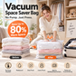 ⏳LAST DAY SALE ONLY !🏆🧳No‑Pump Vacuum Storage Bags – Press & seal, no pump needed. Saves 80% space, keeps clothes dry & dust‑free. Perfect for bulky bedding & off‑season gear. 🛏️🗄️