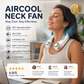 🔥LAST DAY SALE £12.99!!⚡50K+ SOLD!🍃❄️Neck Air Conditioner Fan – Ultra‑quiet, 360° rotating, 3 speeds. Hands‑free cooling, long battery. Summer essential!