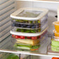 🧊 3‑Layer Fridge Crisper – Clear, reusable & stackable ✨