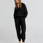 💖2026 Autumn’s Sale 70% OFF✨🍂Women's  2-Piece Long Sleeve Half Zip Pullover Fall Tracksuit Sweatsuits Set