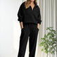💖2026 Autumn’s Sale 70% OFF✨🍂Women's  2-Piece Long Sleeve Half Zip Pullover Fall Tracksuit Sweatsuits Set