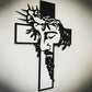 🏡ON SALE 60% OFF🔥✝️Metal Jesus and Cross Wall Art: Christian Home Decor🎄