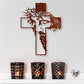🏡ON SALE 60% OFF🔥✝️Metal Jesus and Cross Wall Art: Christian Home Decor🎄