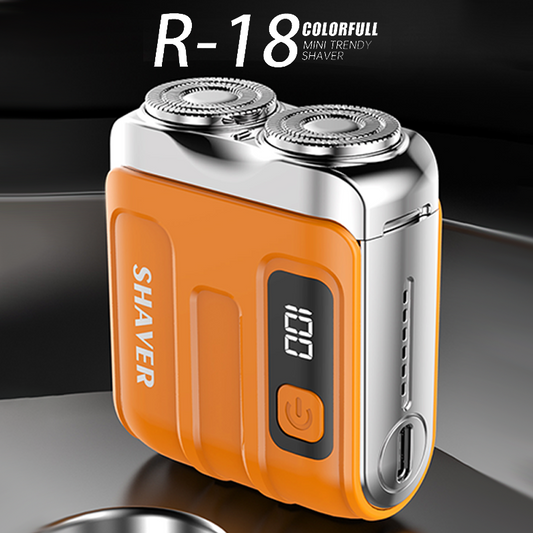 💥This week's hot sales - just ￡9.99😎 Portable Mini Electric Shaver for Men – Quick Smooth Shave Anytime, Anywhere ✨ Rechargeable & Travel Ready 🧳