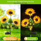 ⏳Time-Limited Special Price: ￡9.99!!⏰ Glamwhole™ Solar Sunflower Garden Stake Lights 🌻 | Waterproof 🌧️ | No Wiring💡