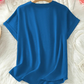 🌸Summer Hot Sales - only ￡10.99👕Fashion Loose Solid Color Short Sleeve Top