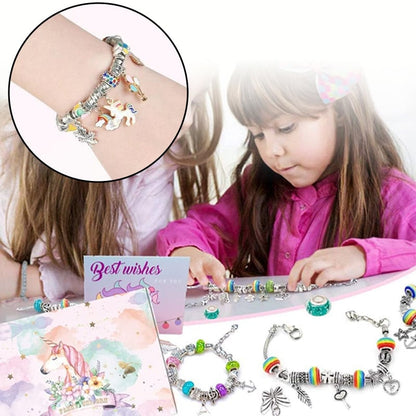 😍LAST DAY SALES - 50% OFF💎 Charm Bracelet Making Kit | Beads & Gift Sets