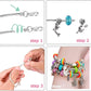😍LAST DAY SALES - 50% OFF💎 Charm Bracelet Making Kit | Beads & Gift Sets