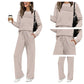 ⏳LAST DAY SALE 70% OFF👍✨Women's 2026 UK Casual Crew Neck Top & Drawstring Pants Set