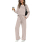 ⏳LAST DAY SALE 70% OFF👍✨Women's 2026 UK Casual Crew Neck Top & Drawstring Pants Set