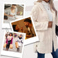 🔥 LAST DAY SALE ONLY £19.99!🧶 ❄️ Quilted Winter Style | Women's Diamond-Pattern Hooded Warm Jacket with Side-Hem Buttons
