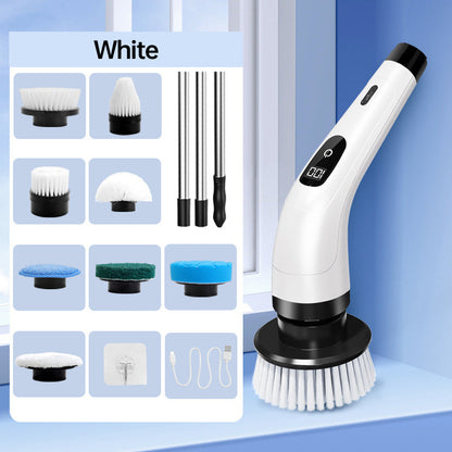 🔥Only £15.99 Last Day Promotion!🎁9-IN-1 Electric Cleaning Brush