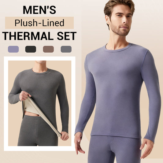 Men's Plush-Lined Thermal Set