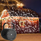 📢LAST DAY SALE ONLY ￡9.99!!🔥🎅【🎁Best Christmas Gift🎁】🎄16-Pattern USB Christmas Projector Light