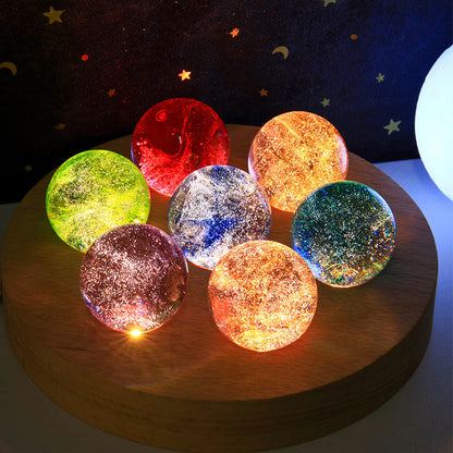 💥Christmas Sale 50% OFF🌟Glowing Starry Sky Glass Sphere Decor