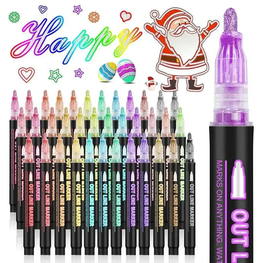 🎅Christmas Gift idea £6.99!!! -🎁Coloring Lightstick Graffiti Highlighter Pens