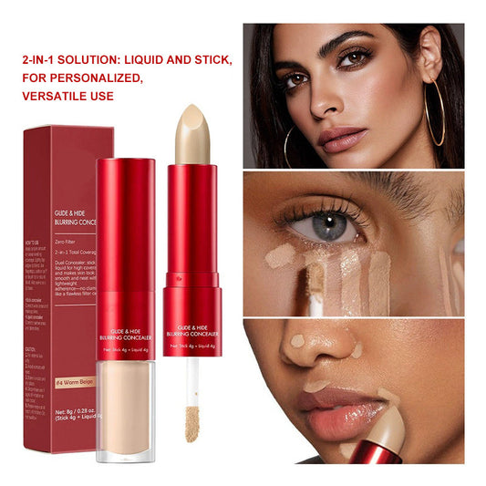 💗LAST DAY - BUY 1 GET 1 FREE  Only £8.99!💗Dual-Ended Long-Lasting Lightweight Concealer