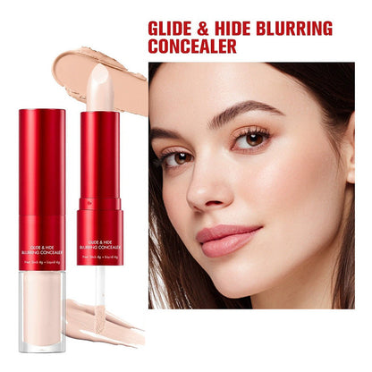 💗LAST DAY - BUY 1 GET 1 FREE  Only £8.99!💗Dual-Ended Long-Lasting Lightweight Concealer