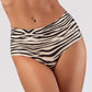 🔥40% off while supplies last!🎉2-Piece Set💕Women's Animal Print High Waist Seamless Underwear