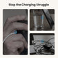 Fast-charging adapter with a 360° foldable phone stand ⚡📱🔄✨