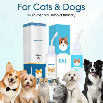 💥Limited Time sales - 50% off🐶🐱 Ear cleaner | Relieves itching in dogs & cats 👂