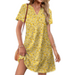 ⏰2026 Hot Sale 50% OFF💃Women's Casual V Neck Vacation Midi Dress With Pockets