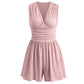 🏖️Summer Cool Deal: ONLY ￡19.99!!🌷👗Women's Sleeveless V-Neck Ruched Waist Romper