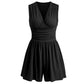 🏖️Summer Cool Deal: ONLY ￡19.99!!🌷👗Women's Sleeveless V-Neck Ruched Waist Romper