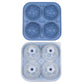 ⚽🧊Silicone Soccer Ball Ice Cube Tray – 5.5 cm Cubes, Slow-Melting, Leak-Proof Design, 4 Colors, Perfect for Game Nights & Cocktails 🥂