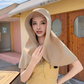 💥Summer Hot Sales- just ￡6.99💥Women's Full-Face Sun Hat with Shawl