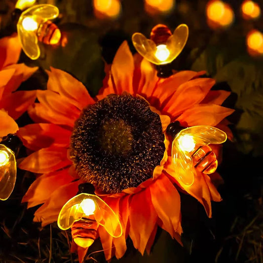 📢📢Limited Time Offer - ONLY ￡8.99💥50% OFF⏰Cute Bee Solar Lights