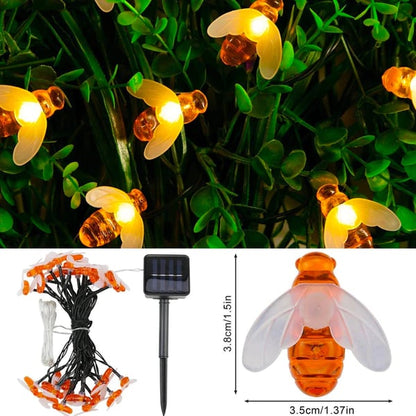 📢📢Limited Time Offer - ONLY ￡8.99💥50% OFF⏰Cute Bee Solar Lights