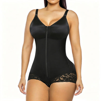 ⏰Limited Time Hot Sales 🌸 50% OFF NOW! 💃Women's Tummy Control Zip-Up Shapewear Bodysuit