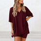 📢📢Last Day Sales 50% OFF !! ⏰Women's Lounge V-Neck Top & Shorts Set