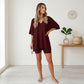 📢📢Last Day Sales 50% OFF !! ⏰Women's Lounge V-Neck Top & Shorts Set