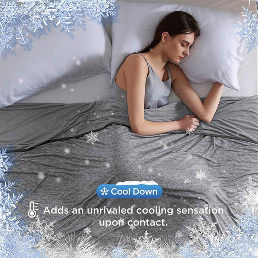 🏆LAST DAY SALE 70% OFF!!💕Smart Cooling Blanket❄️ Lightweight • Breathable • For Hot Sleepers & Night Sweats 😴